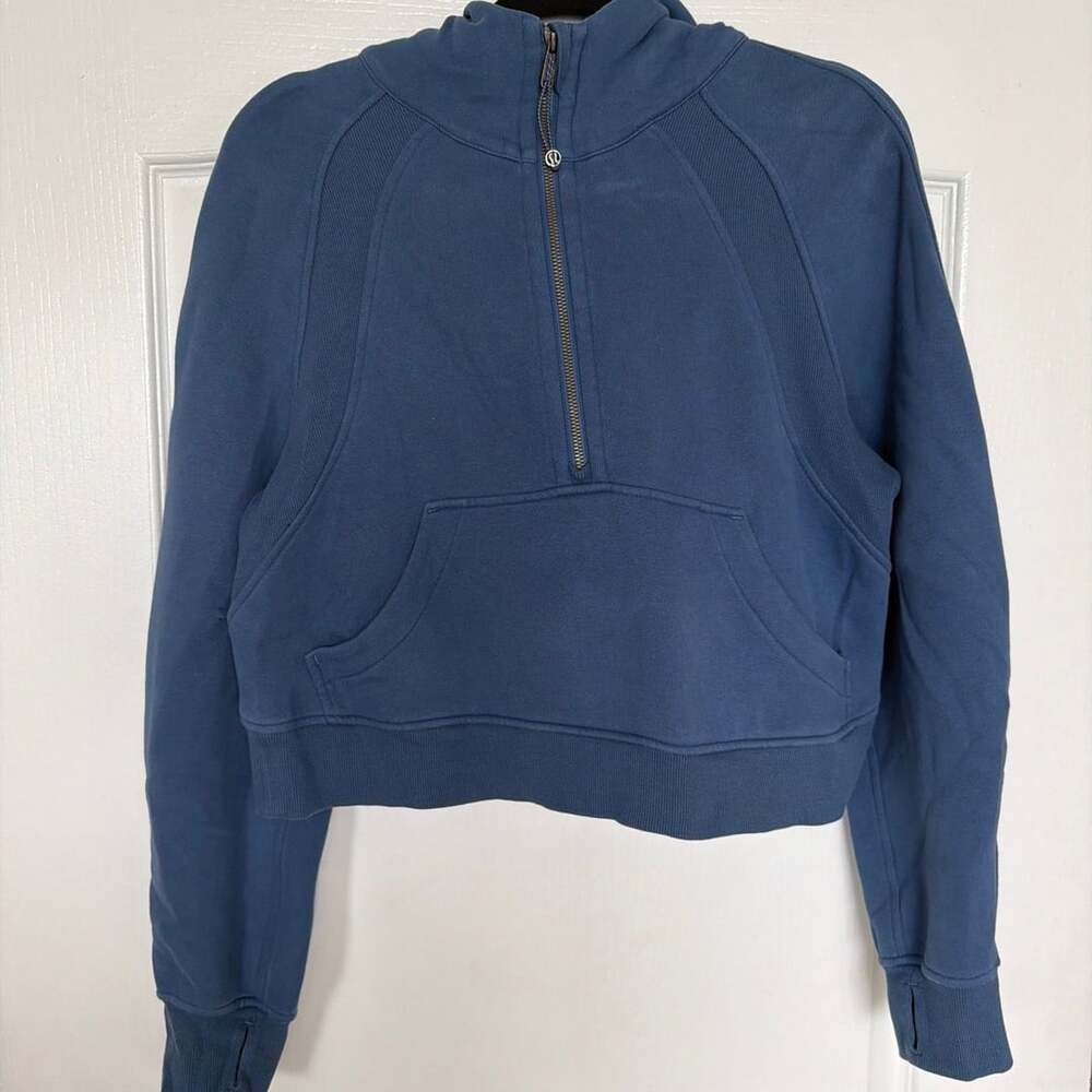 Lululemon Scuba Oversized Half-Zip Hoodie Night Sea